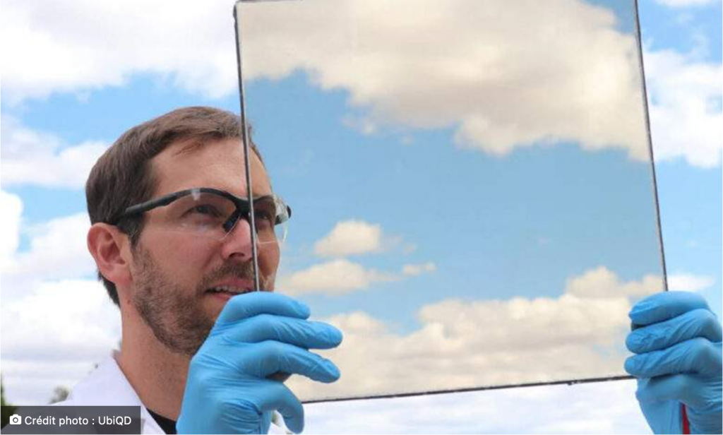 les chercheurs de l’entreprise UbiQD démontraient que des nanoparticules situées entre deux verres pouvaient produire de l’énergie