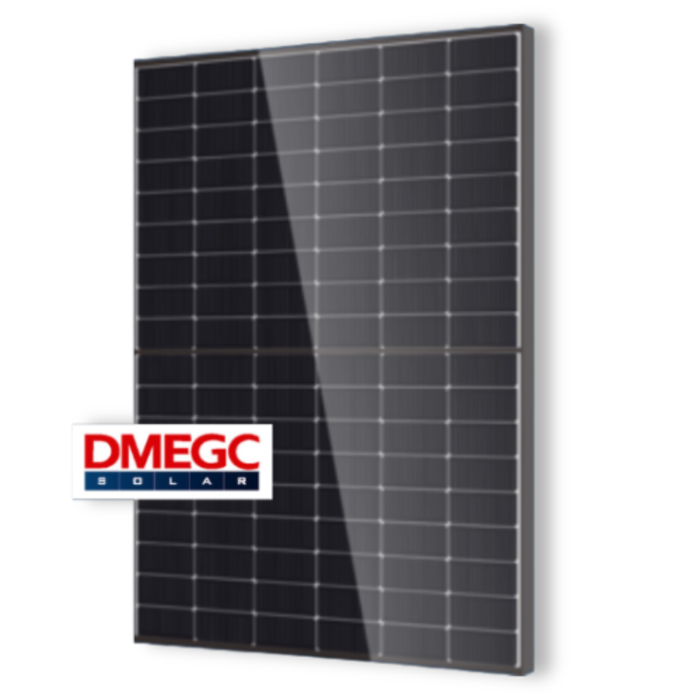 DMEGC Module N-TYPE 425Wc Bi Verre - 108 cellules - Cadre noir - Fond transparent - Dimensions 1722 x 1134 x 30 mm